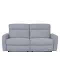 Sofá reclinable 3 cuerpos Milán gris claro
