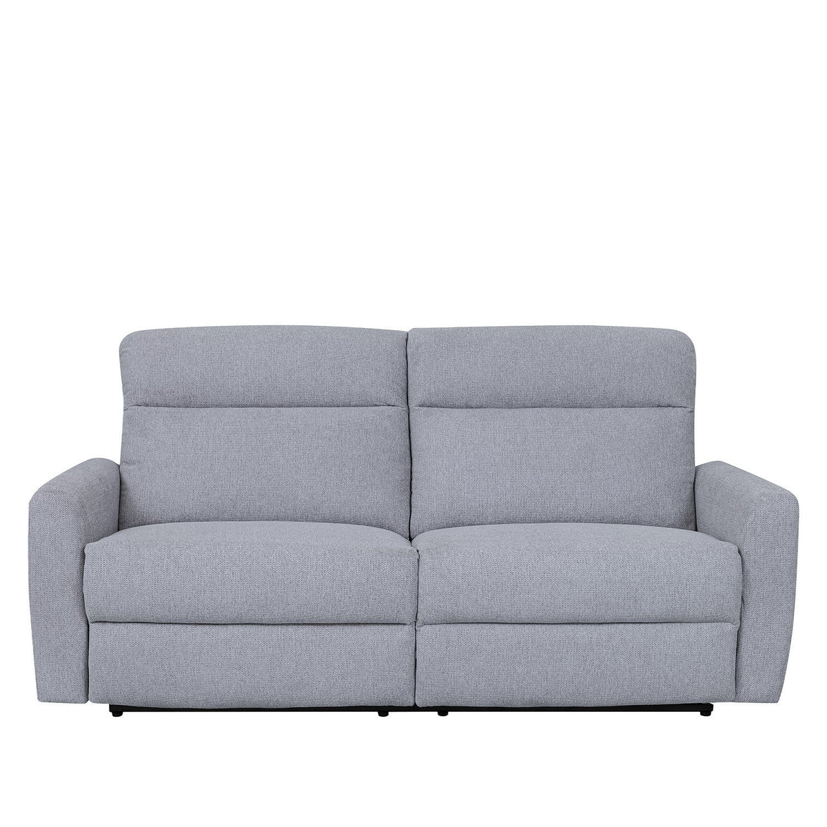 Sofá reclinable 3 cuerpos Milán gris claro