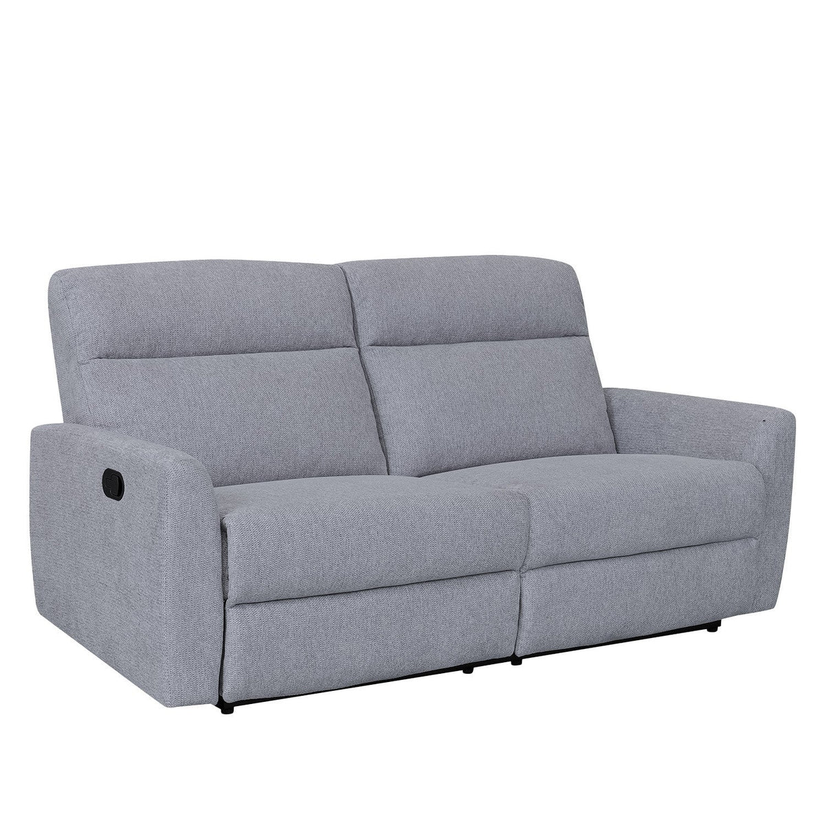 Sofá reclinable 3 cuerpos Milán gris claro