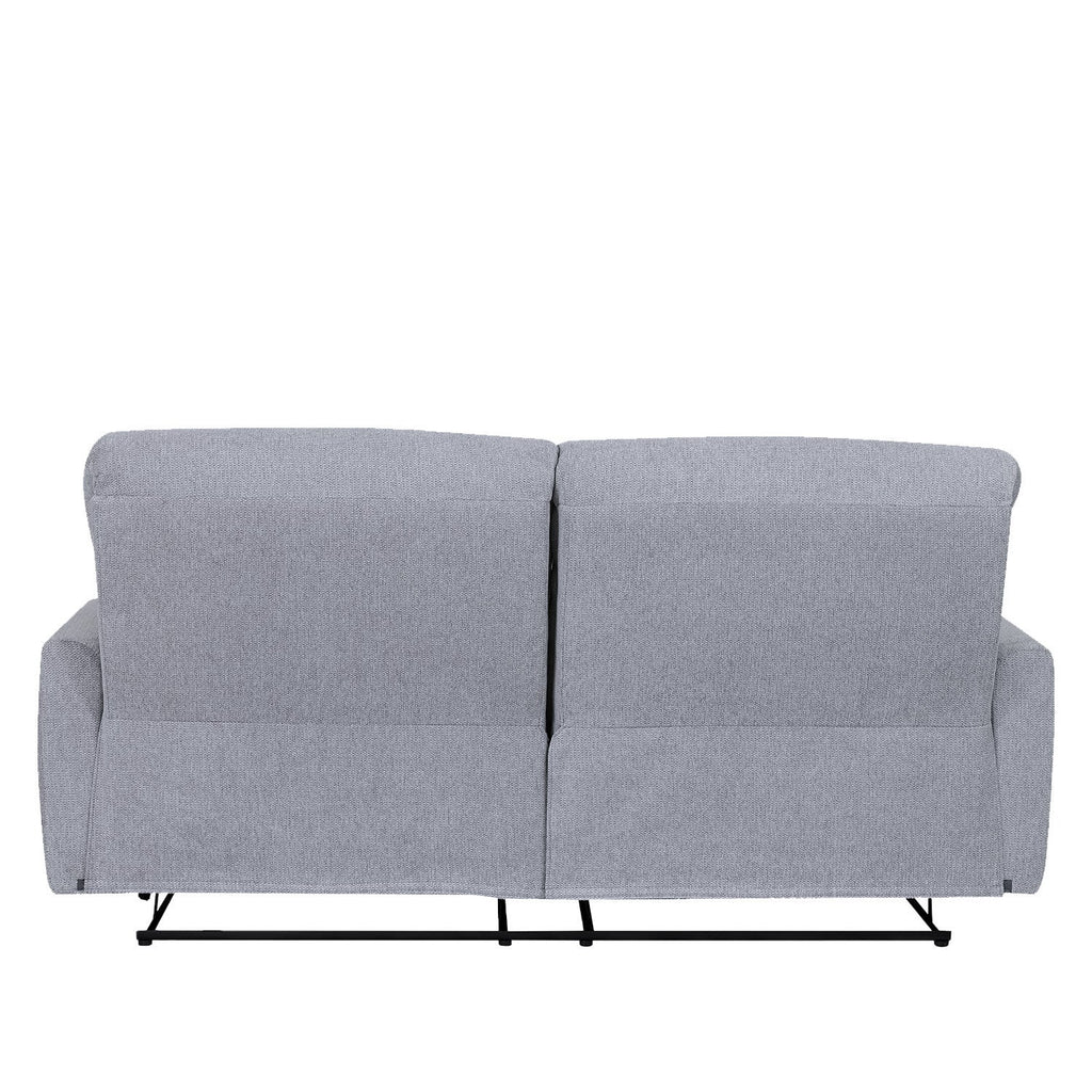 Sofá reclinable 3 cuerpos Milán gris claro