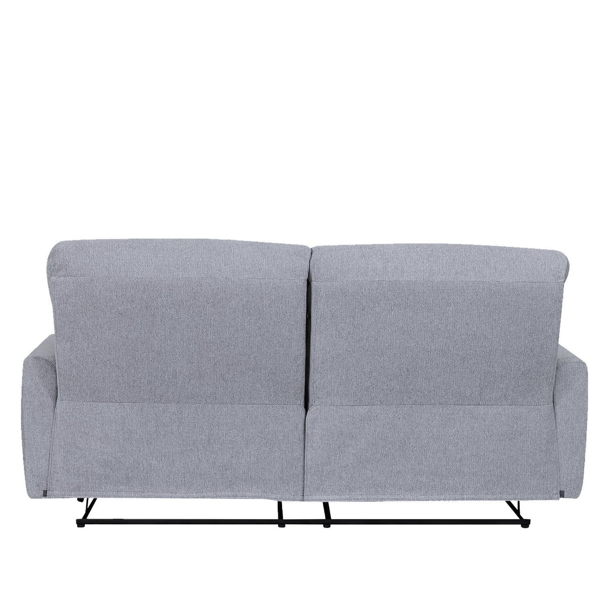 Sofá reclinable 3 cuerpos Milán gris claro