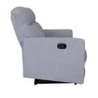 Sofá reclinable 3 cuerpos Milán gris claro