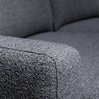 Sofá seccional Versatil gris oscuro
