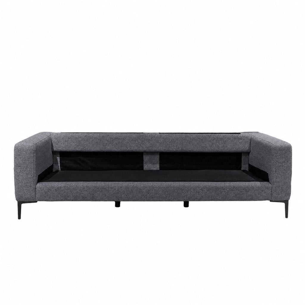 Sofá seccional Versatil gris oscuro