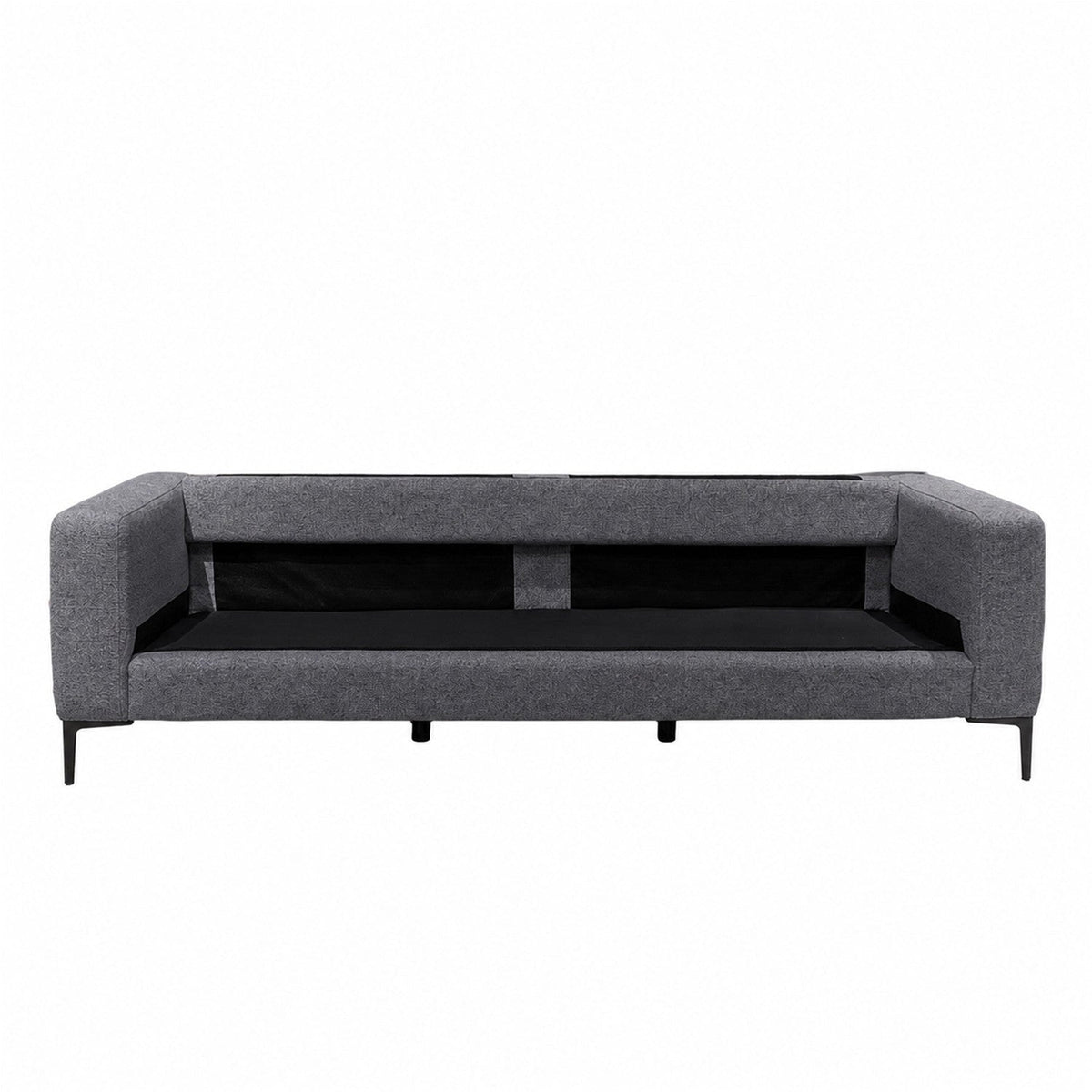Sofá seccional Versatil gris oscuro