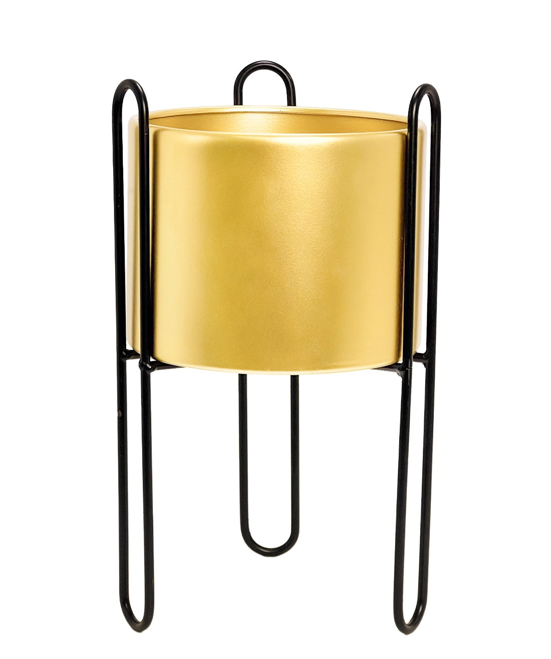 Soporte planta 15x15x28cm negro