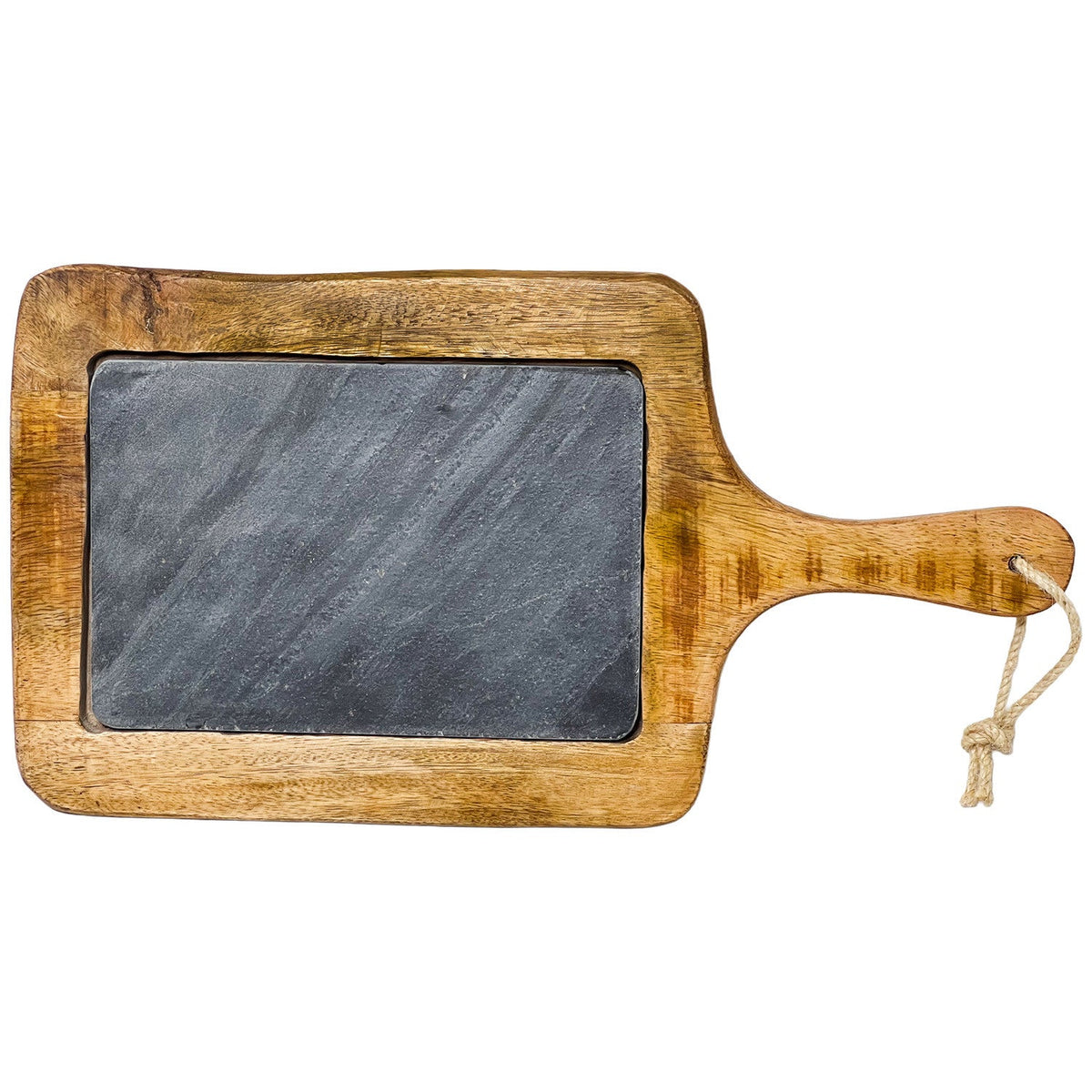 Tabla aperitivo madera mármol 40,5x25x3cm