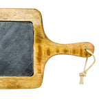 Tabla aperitivo madera mármol 40,5x25x3cm