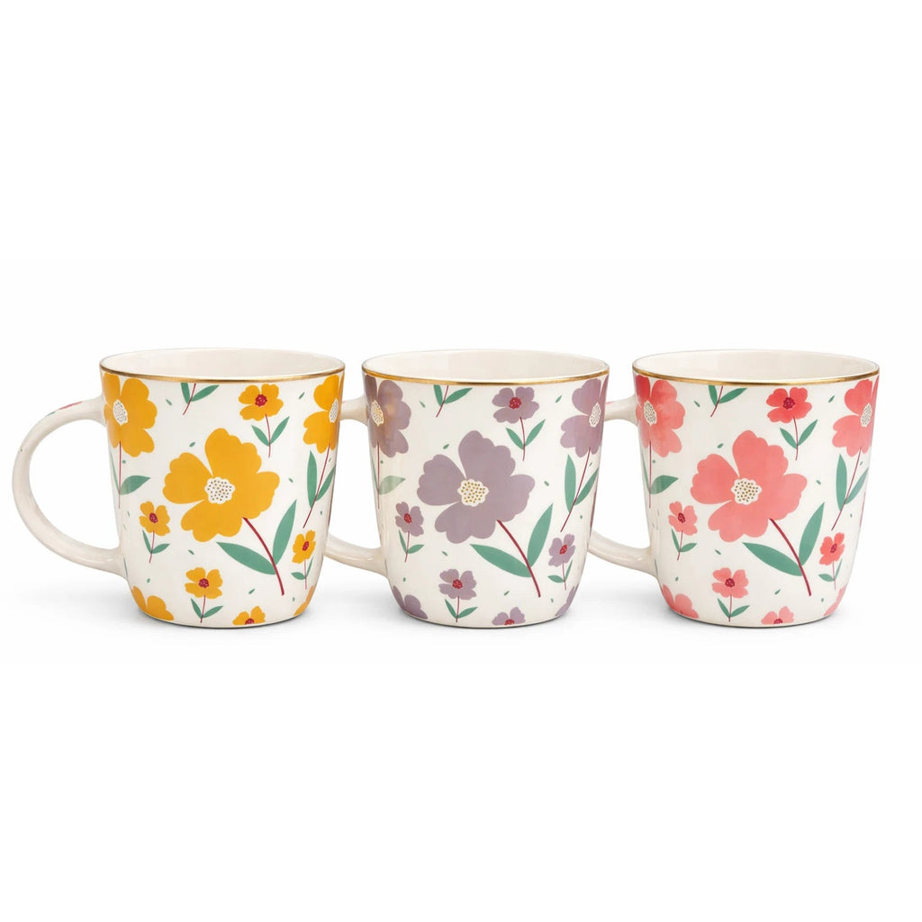 Tazón cerámica flores 350ml