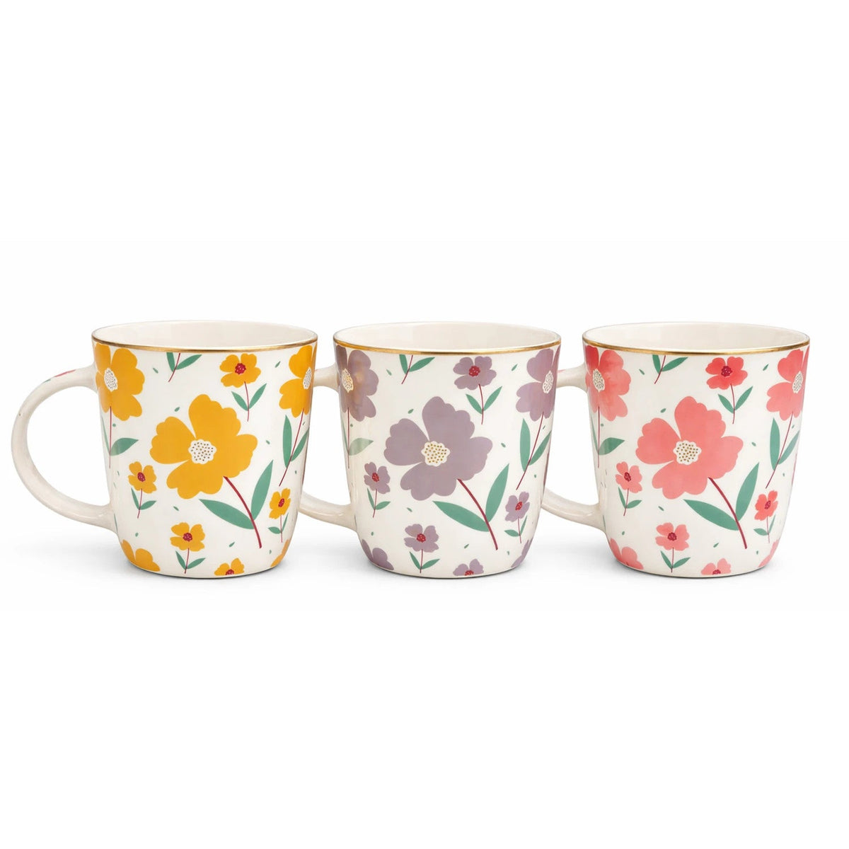 Tazón cerámica flores 350ml
