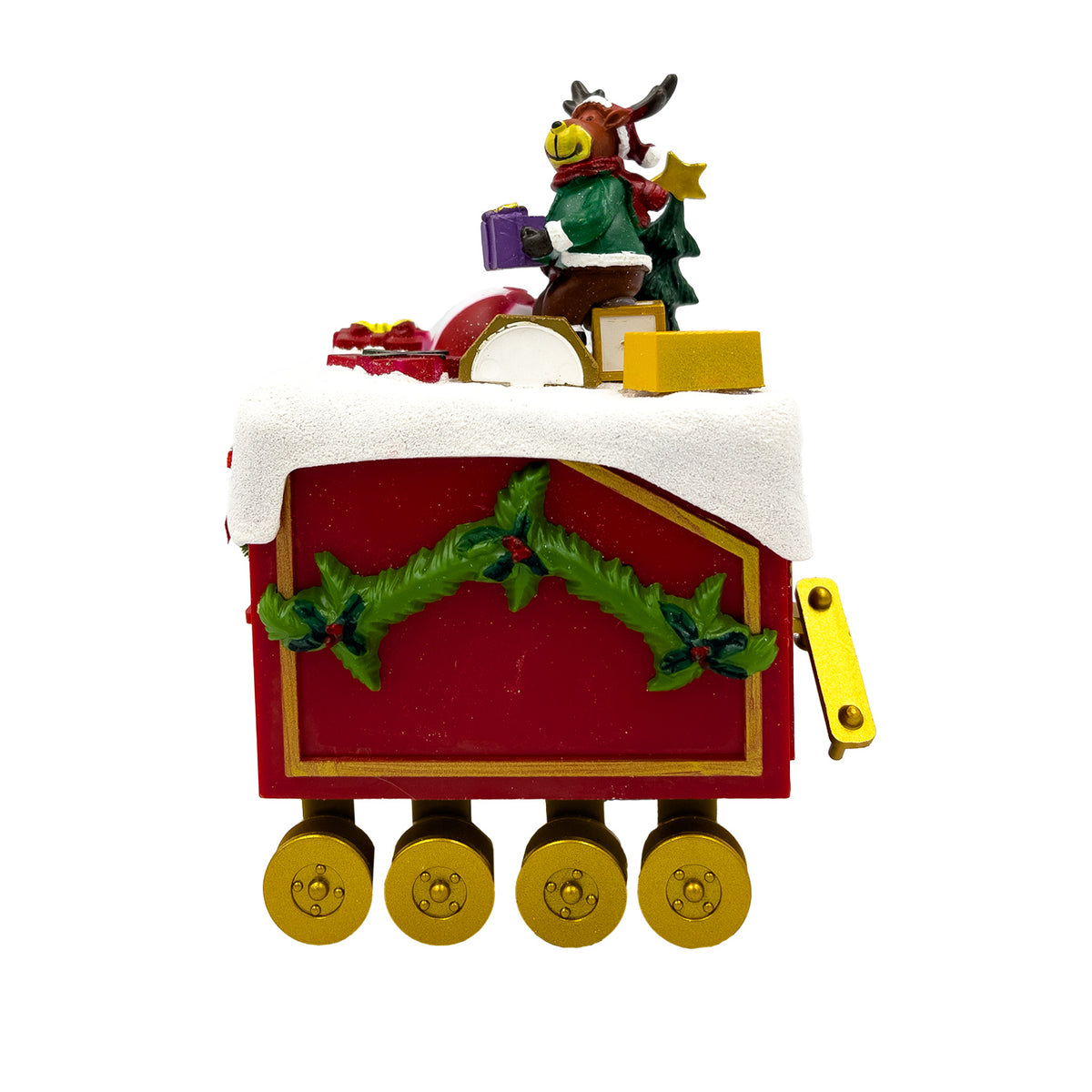 Tren navidad 53x16cm con rieles, luz y sonido
