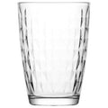 Vaso largo diamante 415ml set de 6