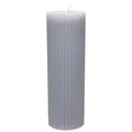 Vela acanaladada 5x15cm gris