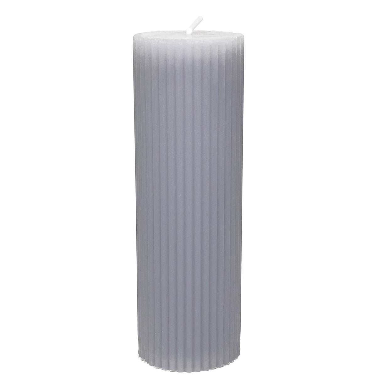Vela acanaladada 5x15cm gris