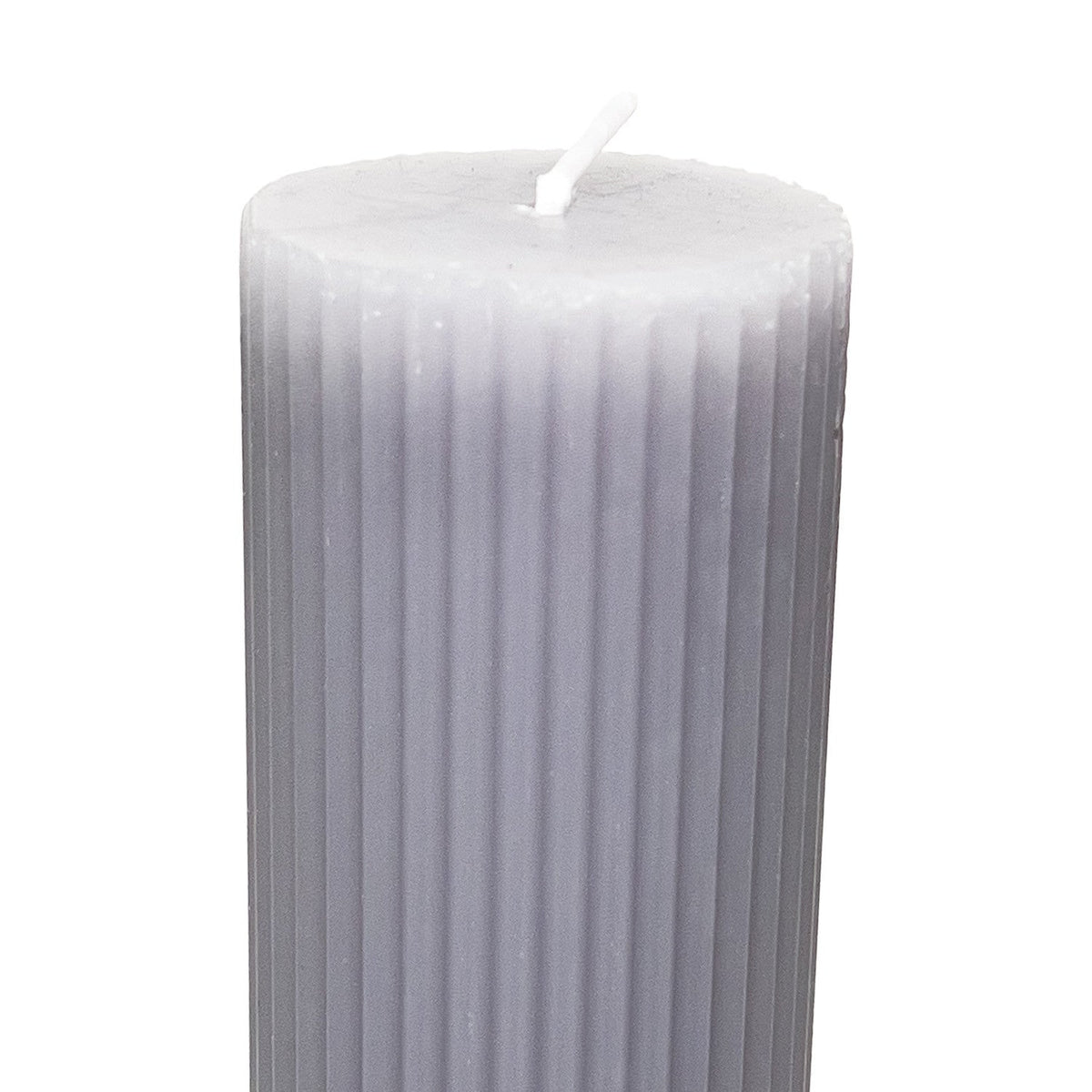 Vela acanaladada 5x15cm gris