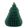 Vela árbol origami 14cm verde