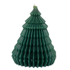 Vela árbol origami 14cm verde