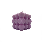 Vela cubo rubik 6cm morado