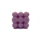 Vela cubo rubik 6cm morado