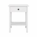 Velador 1 cajon Hana blanco