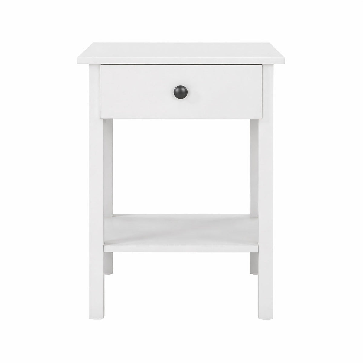 Velador 1 cajon Hana blanco