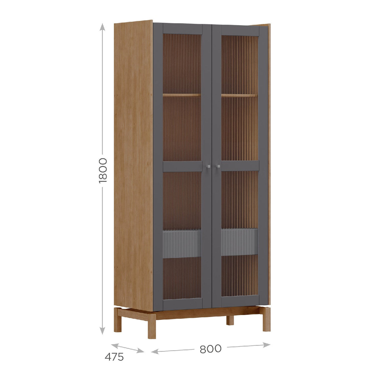 Vitrina 1 cajon 2 puertas Barcelona