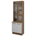 Vitrina 4 puertas Agata blanco 70cm