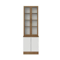 Vitrina 4 puertas Stella blanco 70cm