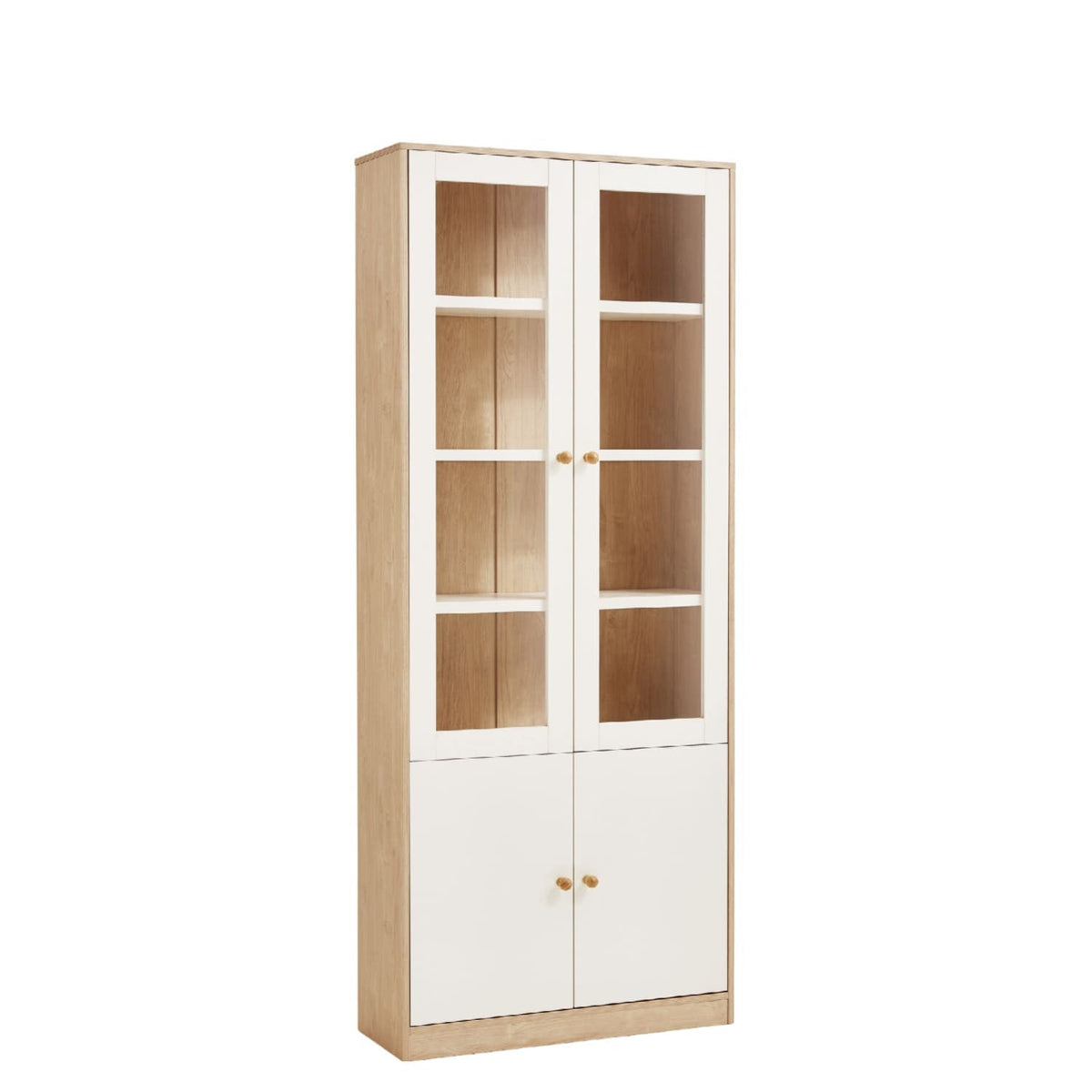 Vitrina Boracay 80x34x194 blanco