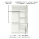 Closet Tokio 2 puertas blanco