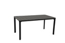 Juego comedor terraza 6 sillas Ely gris oscuro