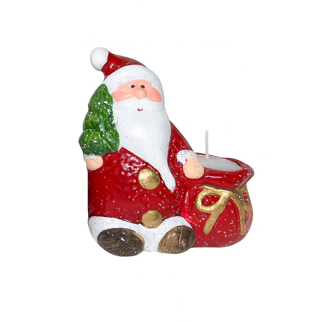 Porta velas viejo pascuero 8x10cm