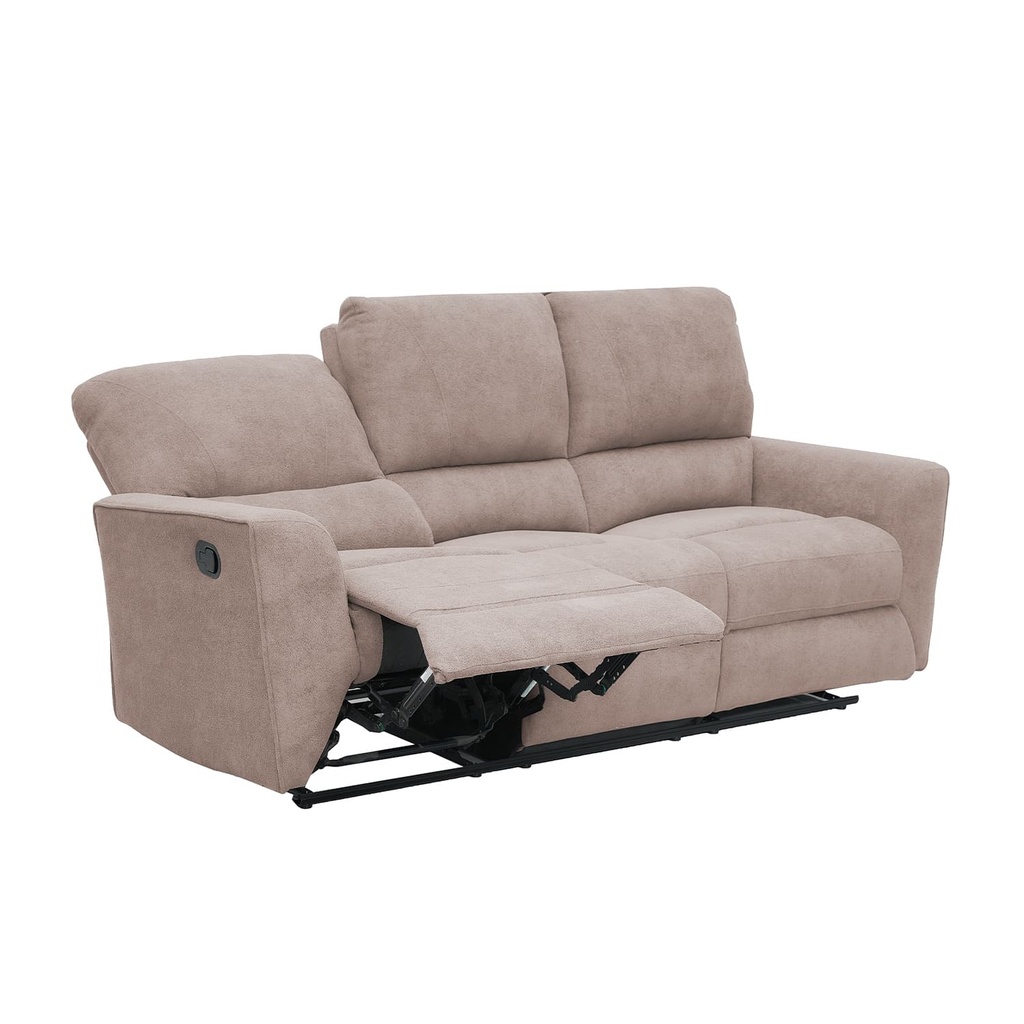 Sofá reclinable 3 cuerpos Alaska beige