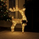 Figura navideña 40cm 30 luces LED ciervo