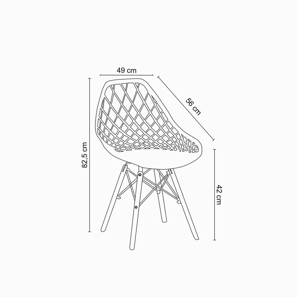 Silla Cloe Negra