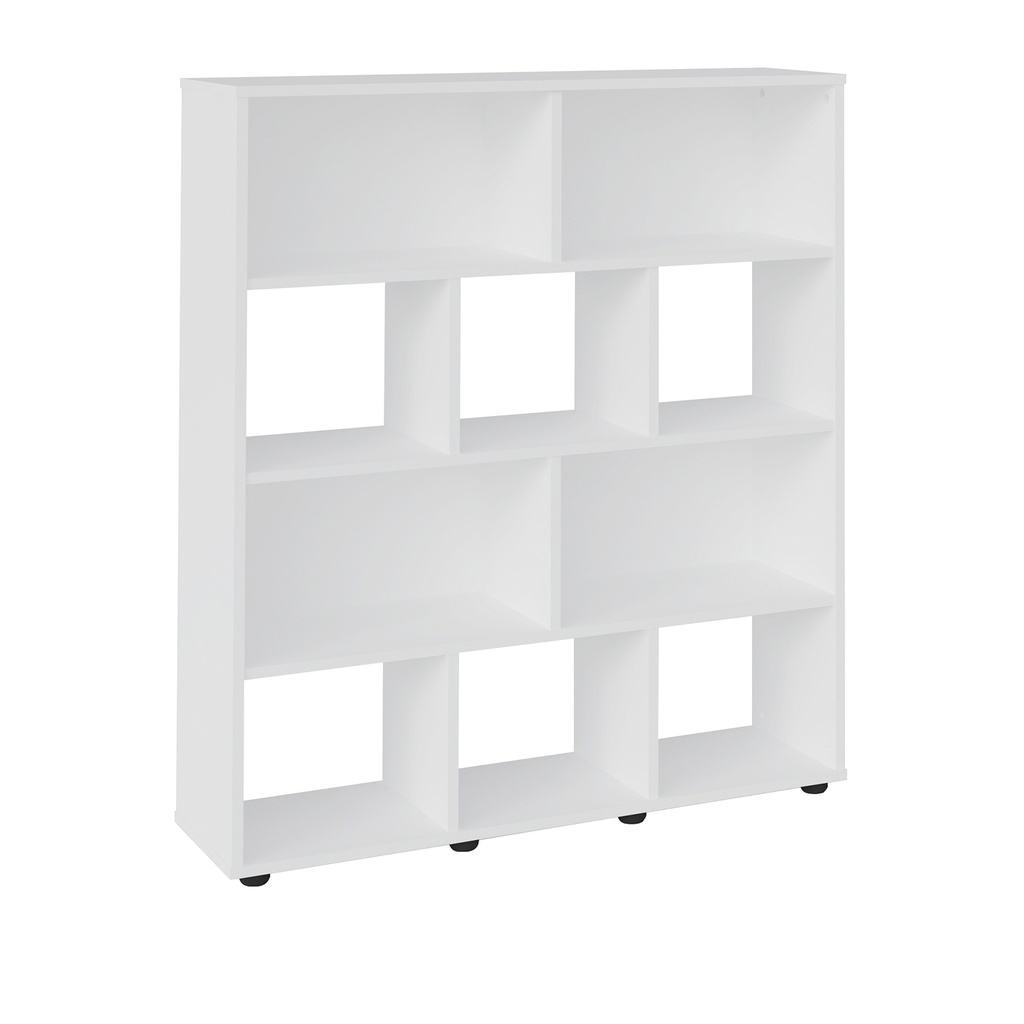 Estante home cajón 38x44x178 blanco aka