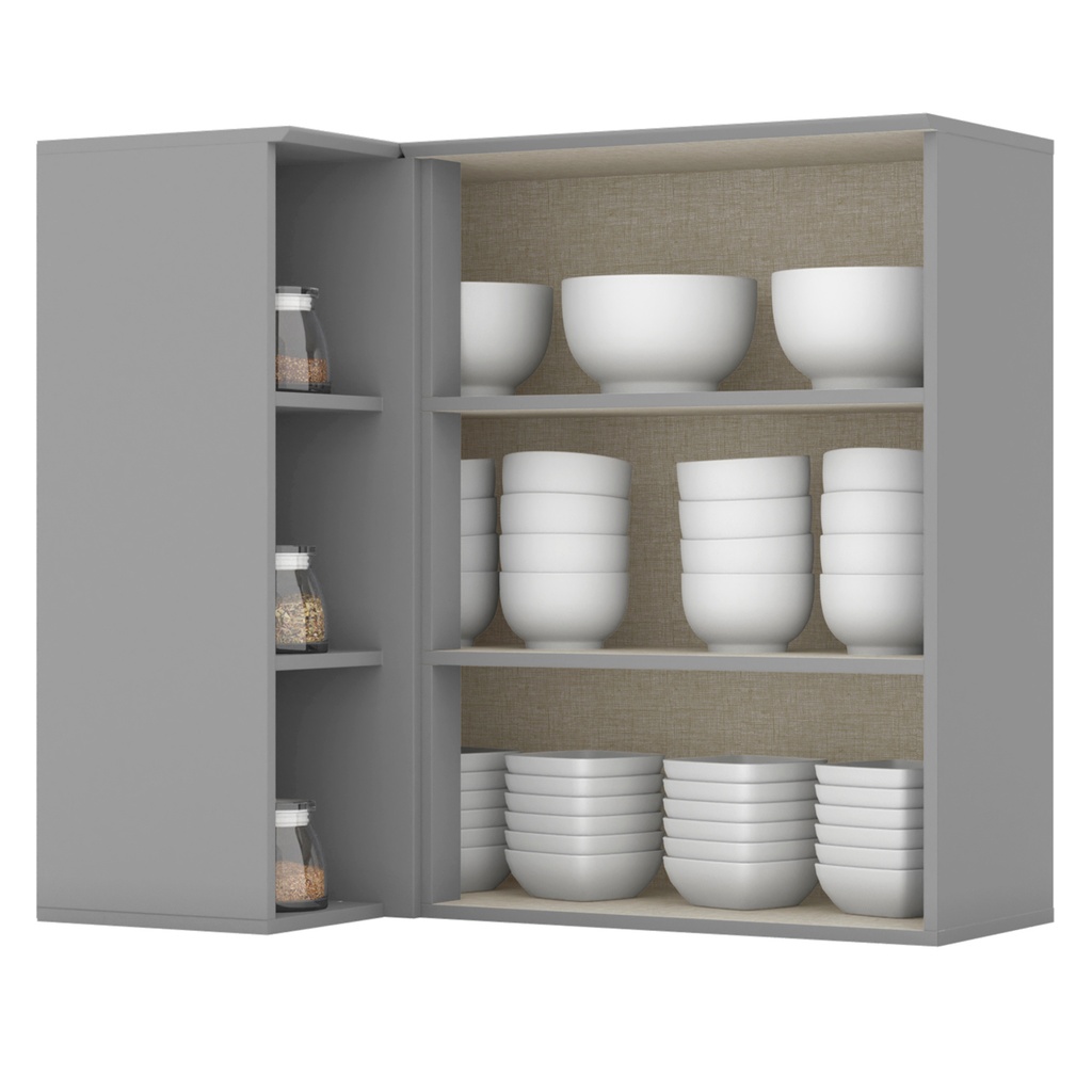 Aéreo esquinero Americana gris 94cm