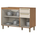 Base cocina Requinte 3 puertas 2 cajones 120cm