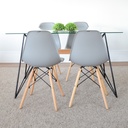 Silla Eiffel gris